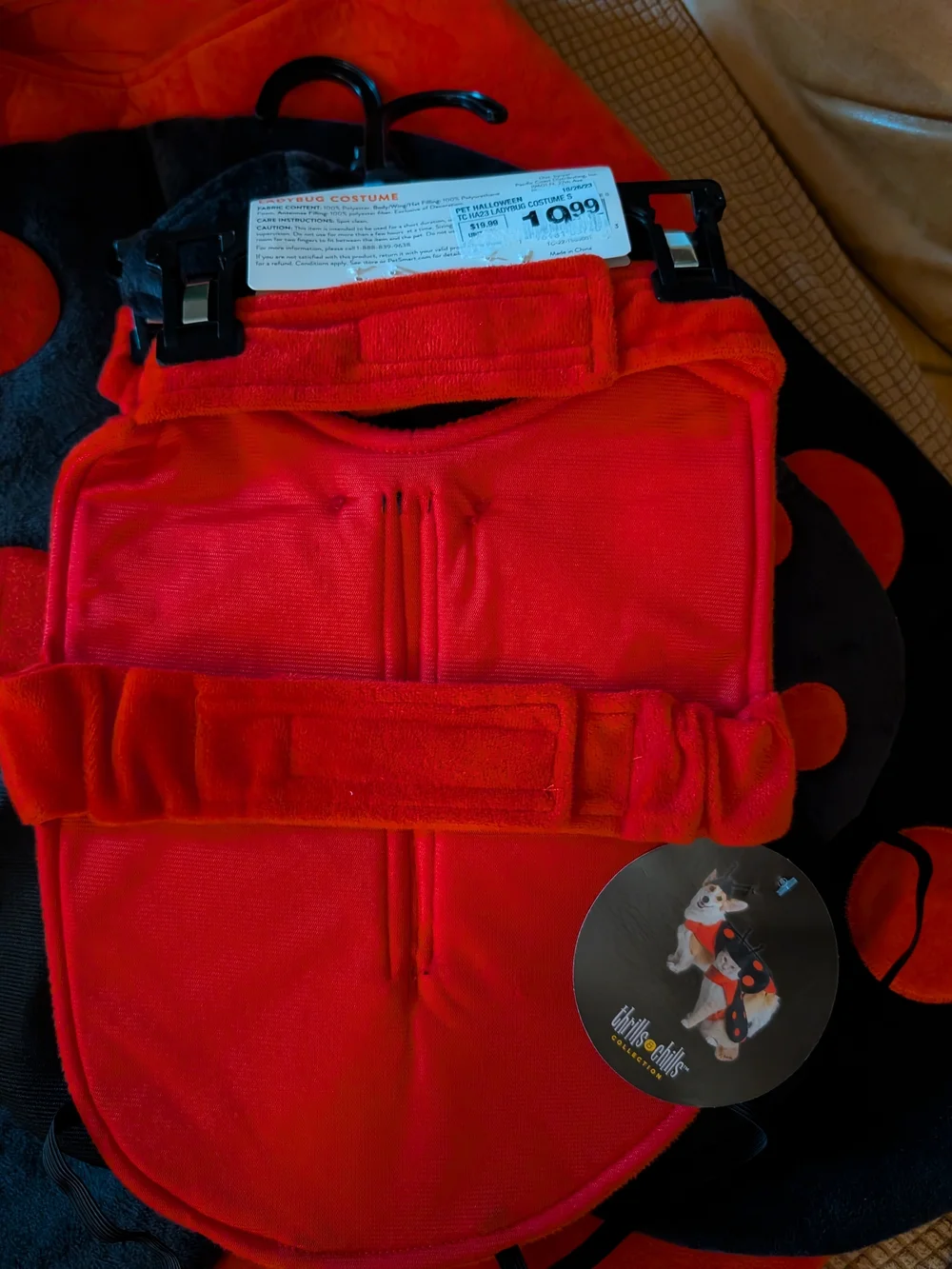 NWT Ladybug Pet Halloween Costumes